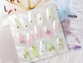 ミシャ(Micia)の写真/【お得なクーポン多数ご用意◎】オシャレは足元から♪お仕事上ハンドネイルができない方にもオススメ♪