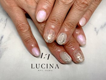 ネイルスタジオ ルキナ(LUCINA)/T-099 大人キレイめネイル