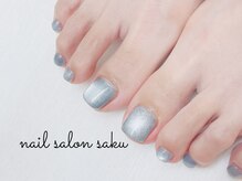 サク(saku)/フットネイル/マグネット/ブルー