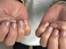 ラグ ネイル(RAG nail)/ショートネイル/キラキラ