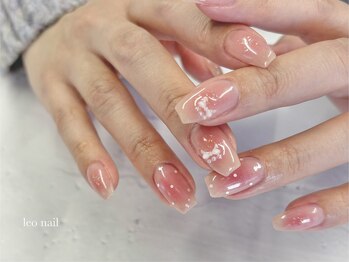 レオネイル 総社店(leo nail)/春チークネイル