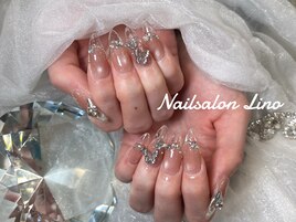 先端クリアネイル