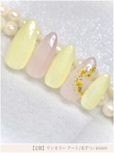 ララァネイル(Lalah Nail)/押し花風手描きフラワー