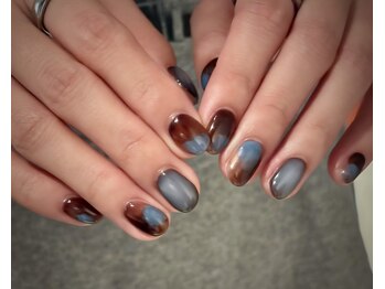 エルヴェ(elve)の写真/「ショートネイルでも絶対可愛い!!」Artや色味の掛け合わせが楽しいdesign♪JNEC1級/JNA上級ネイリスト在籍