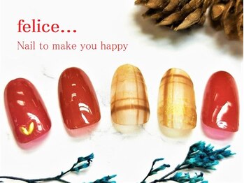 ネイルサロン フェリーチェ(felice)/【定額ネイル】¥7480