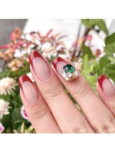 サロンドゥプリエ 門司店(SALON deux PRIER)/ボルドーフレンチでシンプルに♪