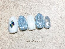 ミー(miii)/夏の鱗ネイル