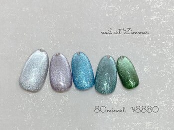 ネイルアート ジマー/80minartコース¥8880