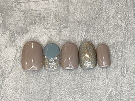 キラキラ×シンプルグレージュ