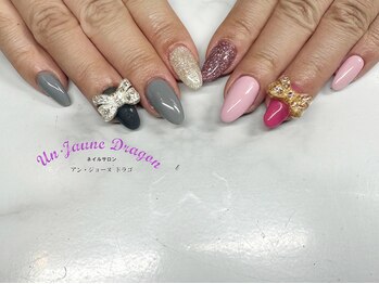 アン ジョーヌドラゴ/【自爪ネイル】リボンパーツ