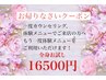 お帰りなさいクーポン【全身お試し¥16500】お久しぶりのお客様へもう一度♪