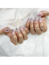 アン ジョーヌドラゴ/【自爪ネイル】ラメグラネイル