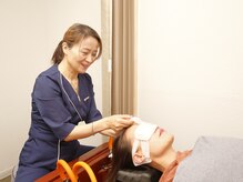 健楽/施術中の様子*中国式ヘッドスパ1