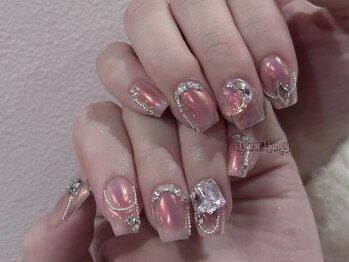 ダークハニー 原宿店(Dark Honey)/チークオーロラネイル