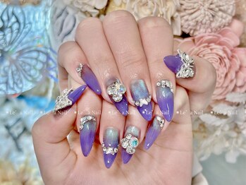 レアネイル 渋谷店(Le’a nail)/マグネット☆グラデーション