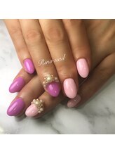 リノ ネイル(Rino nail)/パールビジューネイル