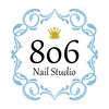 ネイルスタジオ806のお店ロゴ
