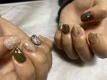 ペル(Per)/ニュアンスお花ネイル