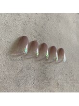 ネイル アル(NAIL ARU)/オーロラフレークにキュン☆