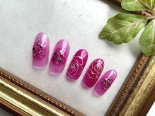 ユウコネイルズアンドエステティック ラ デェス(Yuko Nails & Esthetic La Deesse)/プラチナコース（定額制）¥9500