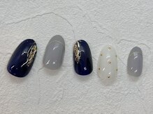 シエルネイルスタジオ 新宮店(Ciel nail studio)/【ネイビーネイル】