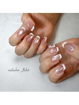 ネイルサロン ジュリエット(Nailsalon Juliet)/マグベースフレンチ
