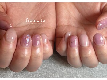 フロム トゥ(from to)/ニュアンスネイル