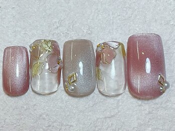 ネイルビート(NAIL BEAT)/マグネット　手描きフラワー