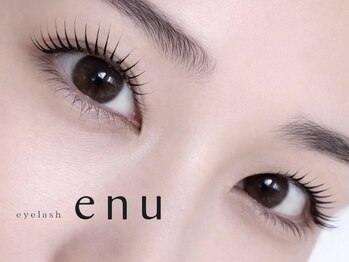 エヌ 大阪梅田店(enu)の写真/【当日予約可能◎/梅田駅徒歩5分】K-POPアイドルのような可愛い"韓国っぽ"束感まつ毛も叶う★まつぱ3980円~