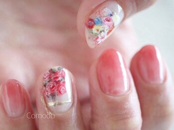 ネイル アトリエ コモード(nail atelier Comodo)/絵画ネイル [ルノワール]