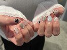 pink × blue