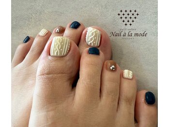 ネイルアラモード(Nail.alamode)/冬フットネイル
