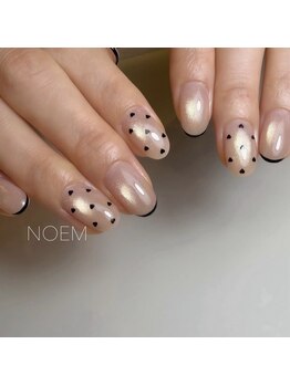 ノエム ネイルサロン(NOEM)/ハートホロドット × マグネット
