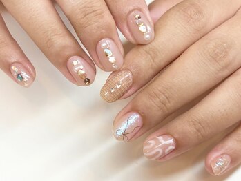 グレイジュ(GREIGE.)の写真/リーズナブルな定額ネイル！初めての方もゆったり落ち着く居心地重視のサロン♪ケアも丁寧で仕上がりも◎