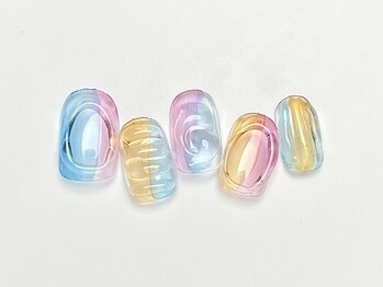 カラフルインクネイル