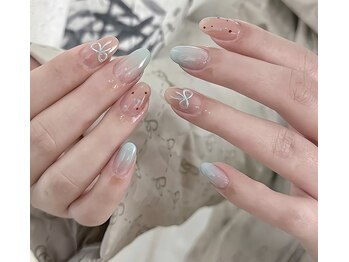 ファンシー 三軒茶屋店(Fancy)/春ネイル/桜/ワンホン