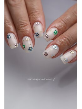 エフネイル(ef nail)/可愛いお花デザイン☆