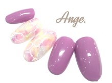 アンジュ(Ange)/月替わり！デザイン定額ジェル☆