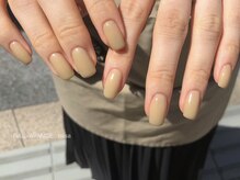 ネイル アヴァンス あべのルシアス店(Nail AVANCE.)/イエローワンカラー　松村