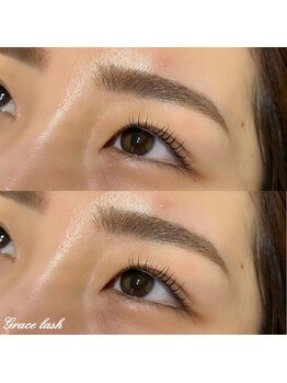 グラスラッシュ 敷島店(Grace lash)/アイブロウ+ラッシュリフト
