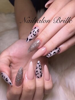 エスフィーネイルサロン ブリーユ(Esfy nailsalon Brille)/ヒョウ柄ネイル