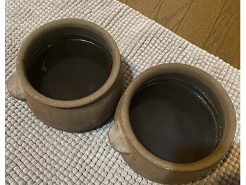 サロン ド シエル(Salon de ciel)/よもぎ蒸しの壺の中♪