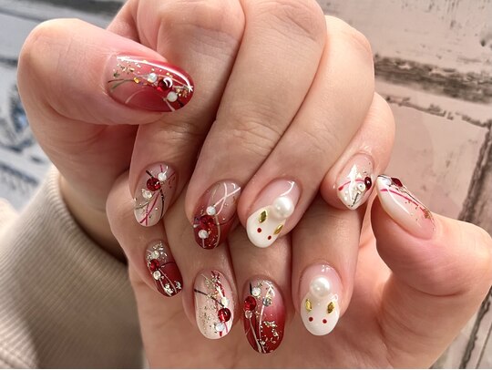 2025年冬】うさぎのネイルデザイン集｜人気順｜ホットペッパービューティー 