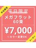 平日限定【メガフラット60束】カラー変更OK♪　¥8300→