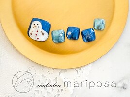 冬フットネイル