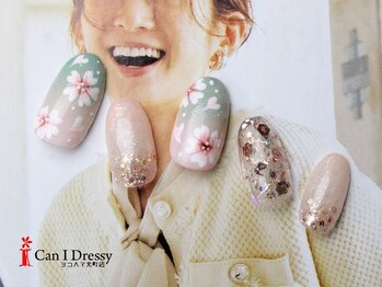 キャンアイドレッシー ヨコハマ元町店(Can I Dressy)の写真/ライブネイルのキャラクターも描きます♪持ち込みアートでオリジナリティ溢れる指先に☆推し活女子の味方◎