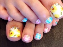 アールデザインストア(R-Design store)/ギンガムチェック×向日葵アート