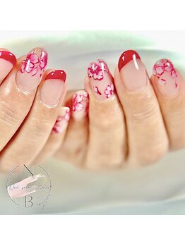 サング ネイル ビューティー アトリエ(suNg nail beauty atelier)/お色気フラワーネイル