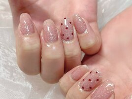 ＊ハートホロネイル＊¥5500