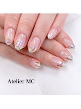 アトリエ エムシー 新富町(Atelier MC)/キラキラフィルムグラデーション